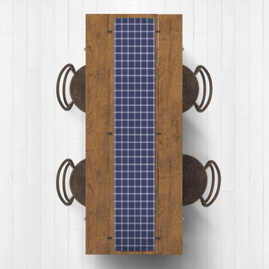 Grids Indoor/Outdoor Table Runner